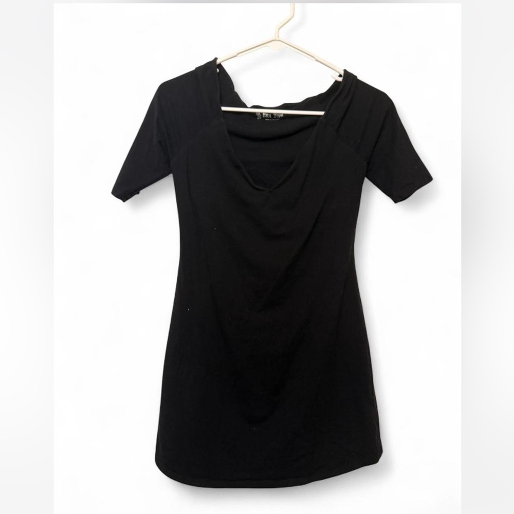 Black Short Sleeve Dress